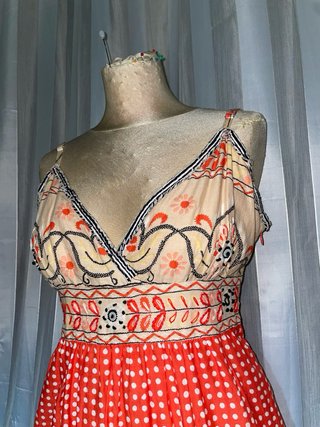 Vestito estivo cotone fantasia floreale taglia L