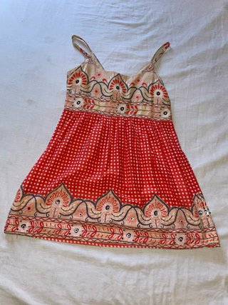 Vestito estivo cotone fantasia floreale taglia L