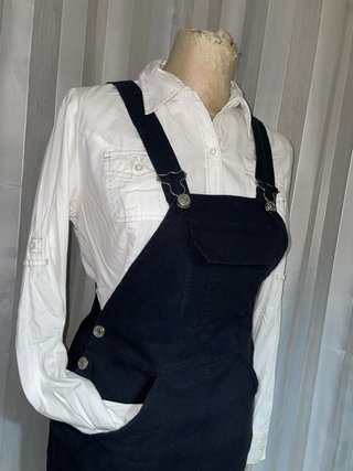Salopette in cotone vintage taglia 46
