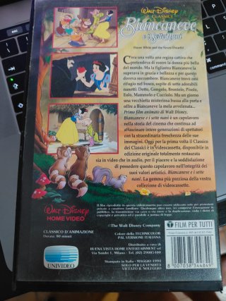VHS Biancaneve e i Sette Nani - Disney
