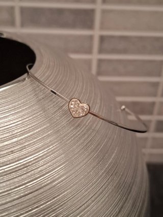 Bracciale rigido Marlù con Cuore in Acciaio
