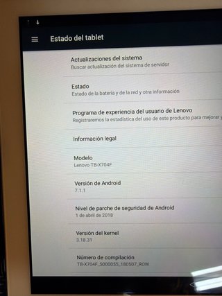 Lenovo TB-X704F Tablet Android 7.1.1