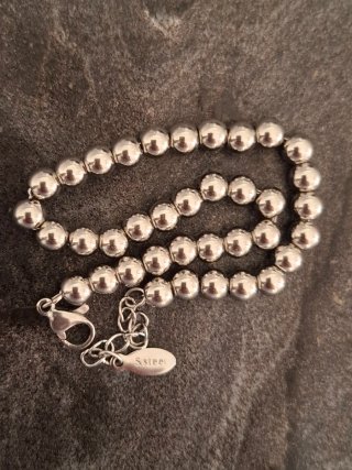 Bracciale Acciaio Sfere Semirigido