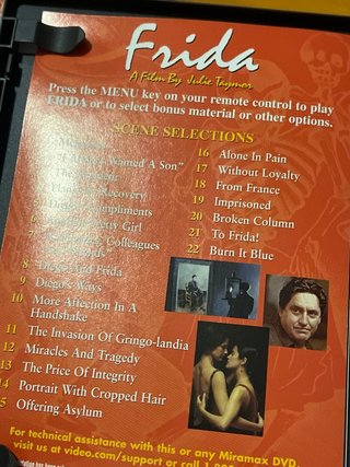 DVD Frida Película Histórica Drama