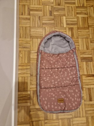 Saco para capazo con estampado de puntos