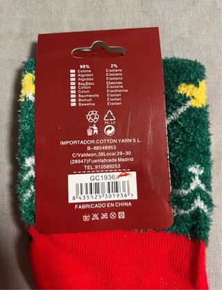 Calcetines Navideños G&C Talla Única