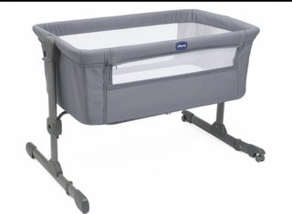 Cuna colecho Chicco gris