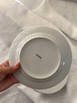 2 Pratos Sobremesa Algifa Vintage 19cm