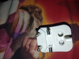 Adaptador de enchufe universal blanco