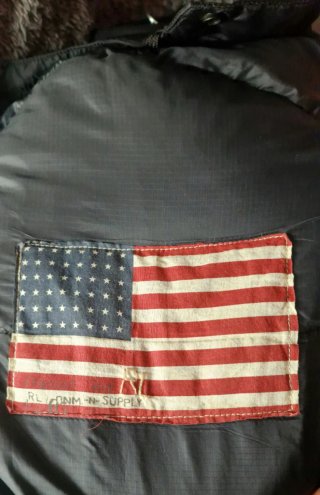 Chaqueta Ralph Lauren Azul Marino con Bandera USA