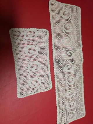 Set runner rettangolari écru