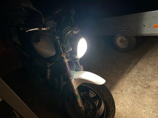 Honda CB600F Blanca Moto Naked