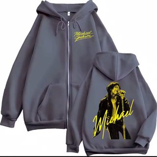 Sudadera Michael Jackson Gris Talla M, L y S