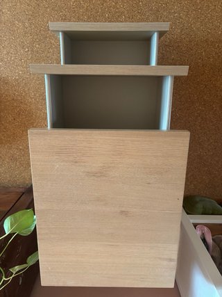 Mesita de noche IKEA MALM madera