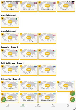 Sticker Panini Mondiale 2026