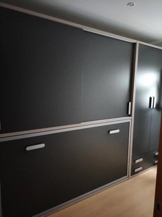 Mueble cama abatible y armario