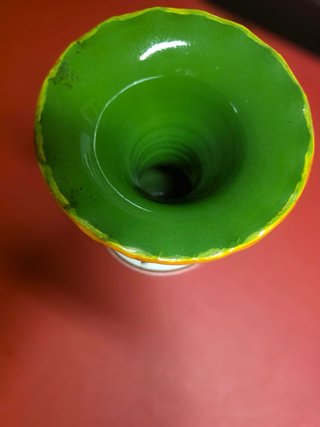 Vaso anfora Deruta ceramica decorato