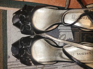 CHEDIVE Scarpe Donna Tacchi Alti Nere