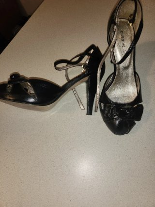CHEDIVE Scarpe Donna Tacchi Alti Nere