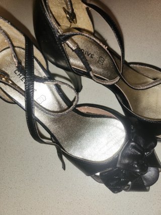 CHEDIVE Scarpe Donna Tacchi Alti Nere