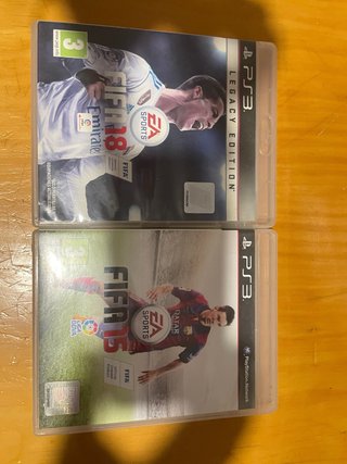 FIFA 18 Legacy Edition e FIFA 15 PS3