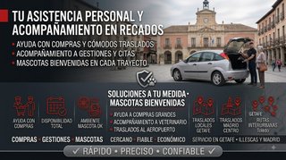 Asistencia en desplazamientos y recados particular