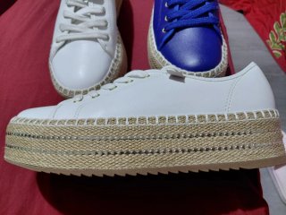 Zapatos Beira Rio Blancos Talla 40