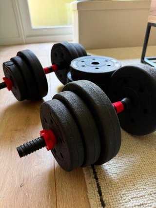 Pesas ajustables para gimnasio
