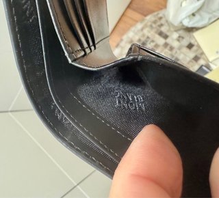 Billetera Montblanc Negra Cuero