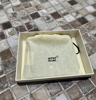 Billetera Montblanc Negra Cuero