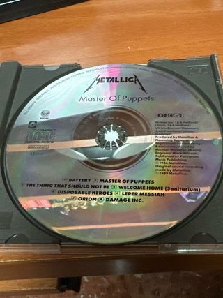Metallica Master Of Puppets CD Heavy Metal