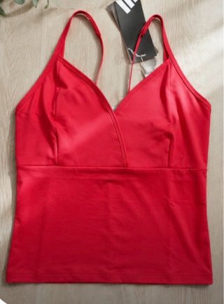 Top Adidas Rosso Donna