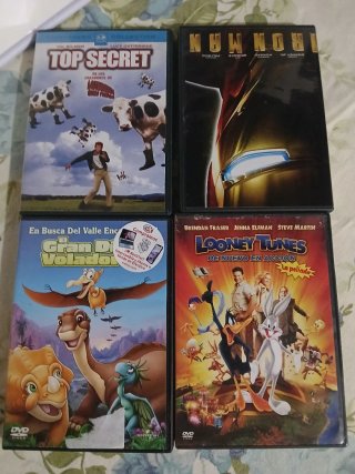 6 Películas DVD Variadas (Español)