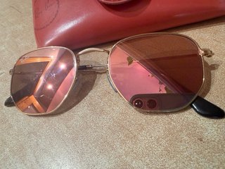 Gafas Ray-Ban Cristal Rosa Dorado