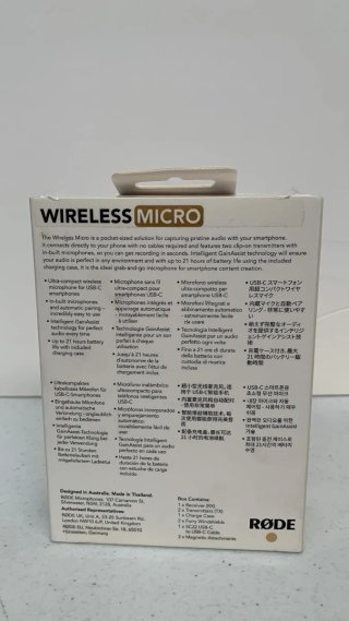 RØDE Wireless Micro Micrófono Inalámbrico