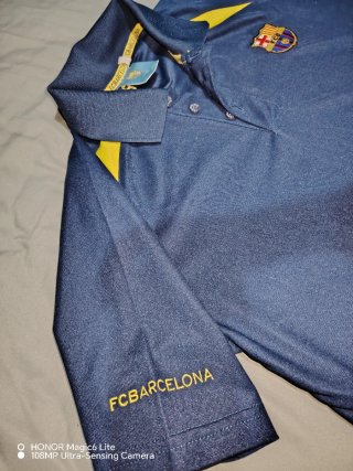 Polo Ufficiale FC Barcelona Blu/Giallo