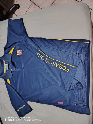 Polo Ufficiale FC Barcelona Blu/Giallo