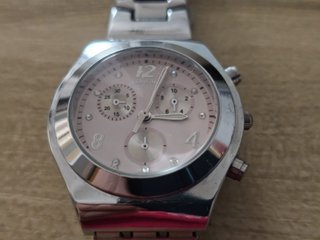 Reloj Longbo Cronógrafo Mujer Rosa/Plata