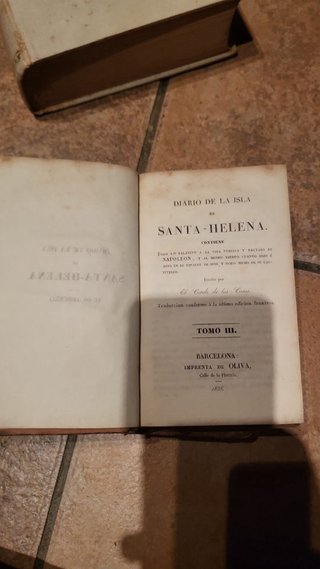Lote 3 Libros Napoleón 1835