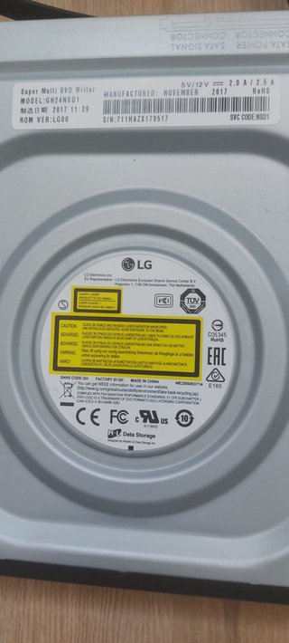 Grabadora DVD LG Interna