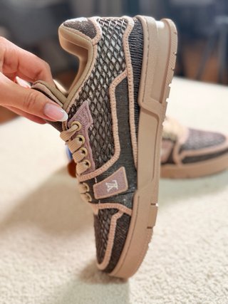 Zapatillas Louis Vuitton Beige y Marrón