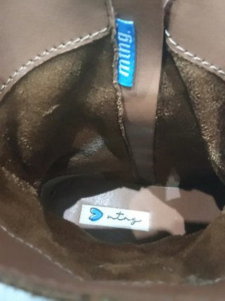 Botines Mustang Talla 38 marrones-camel