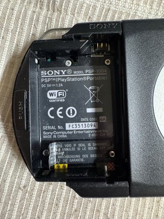 Consola Sony PSP-1004 Negra