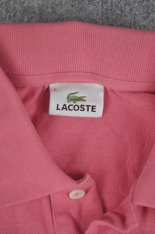Polo Lacoste Rosa Talla L Etiqueta BASI SA
