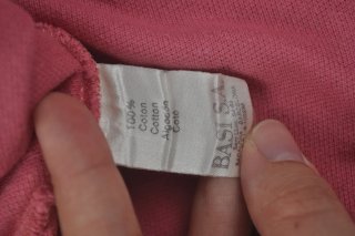 Polo Lacoste Rosa Talla L Etiqueta BASI SA
