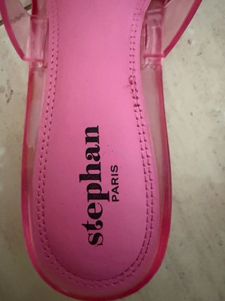 Sandalias Stephan Paris Rosas Transparentes