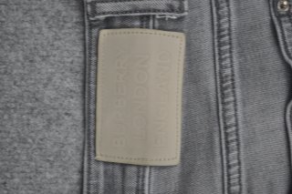 Pantalon Jean Burberry Grises Talla M Vintage