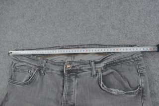 Pantalon Jean Burberry Grises Talla M Vintage