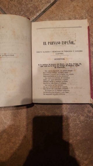 Libro Poesías de Francisco de Quevedo - El Parnaso