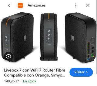 Router WiFi 7 Livebox Nuevo
